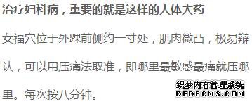上天送给女人的特别礼物~女福穴